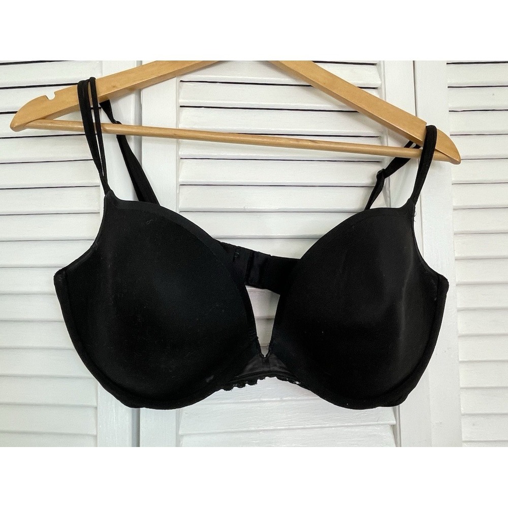 Victoria Secret Bra 38DD Black Push Up Bra Very Sexy Push-Up Lacy - Picture 6 of 8